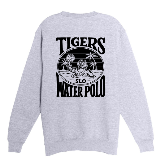SLO Polo Tiger Crewneck - Heather Grey