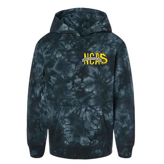 YOUTH NCA Tye-Dyed Hoodie - Black