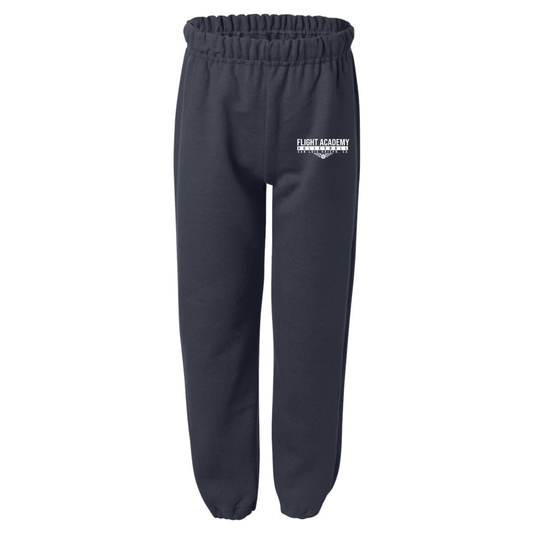YOUTH Cuffed Bottom Flight Academy Sweatpants - Navy
