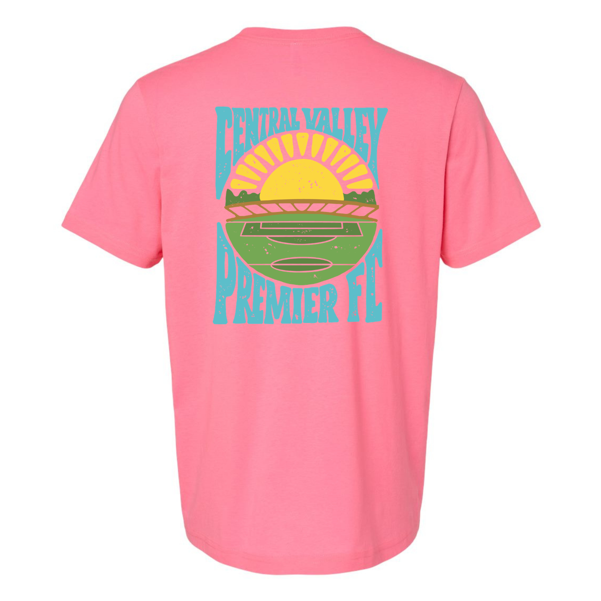 CVP Sunset Logo T-Shirt - Neon Pink