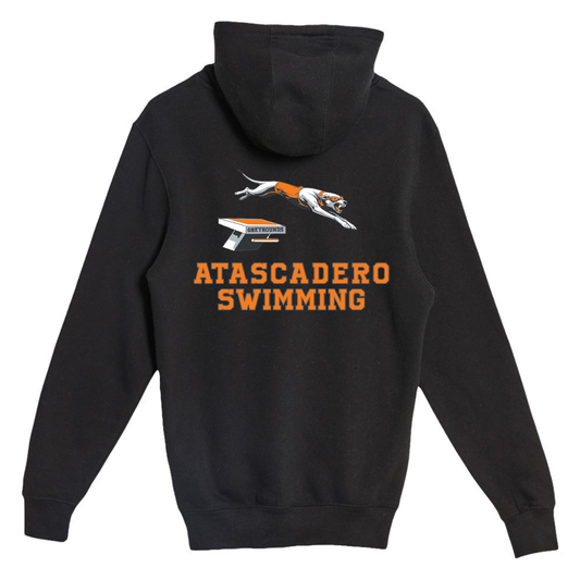 AHS Swimming Block Hound Hoodie - Black