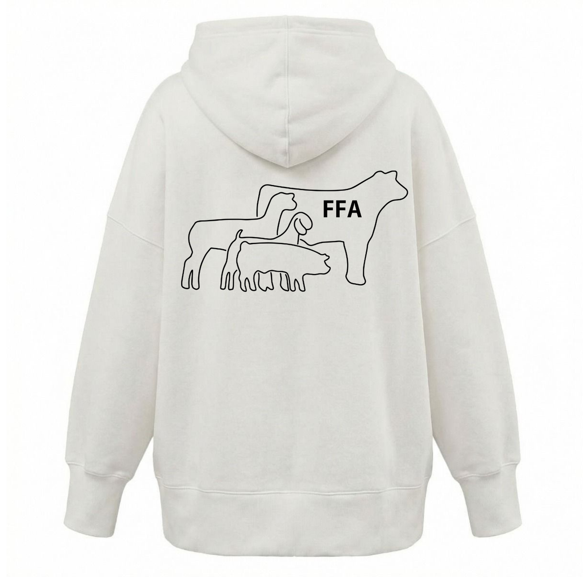 Women's Oversize SLO FFA Hoodie - Cream