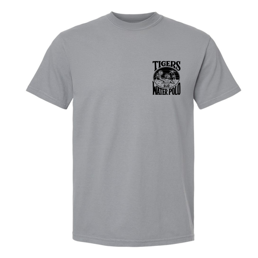 SLO Polo Tiger Garment Dyed Tee - Granite