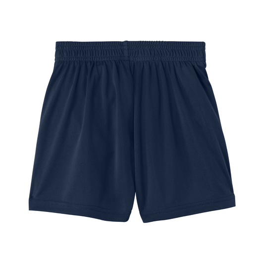 YOUTH Dri Fit Competitor 5" Shorts Black Logo - Navy
