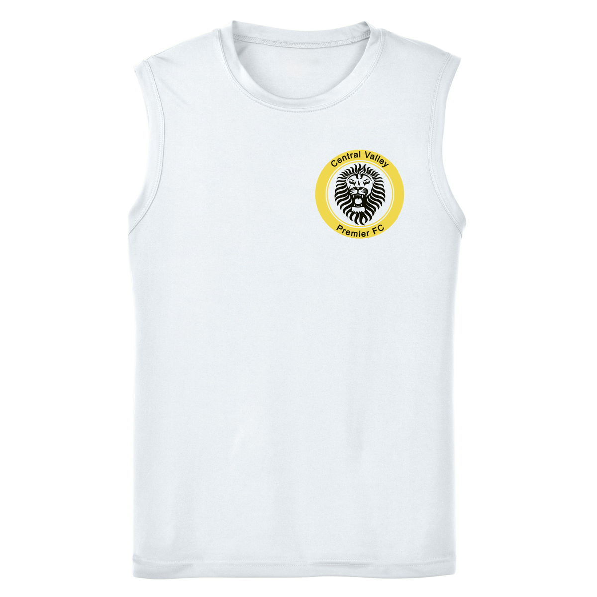 Dri-Fit Racerback Sleeveless Tee Black/Yellow Logo - White