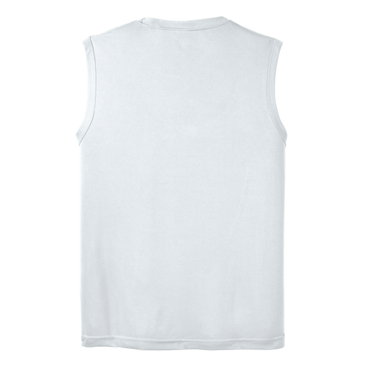 Dri-Fit Racerback Sleeveless Tee Black/Yellow Logo - White