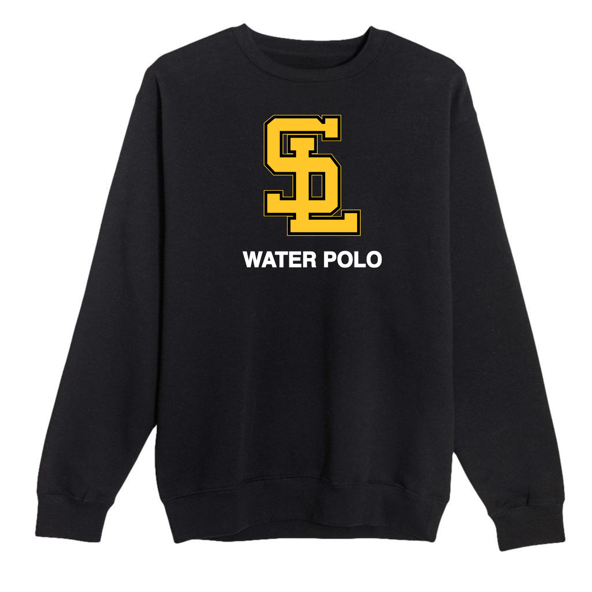 S.L. Water Polo Crewneck - Black