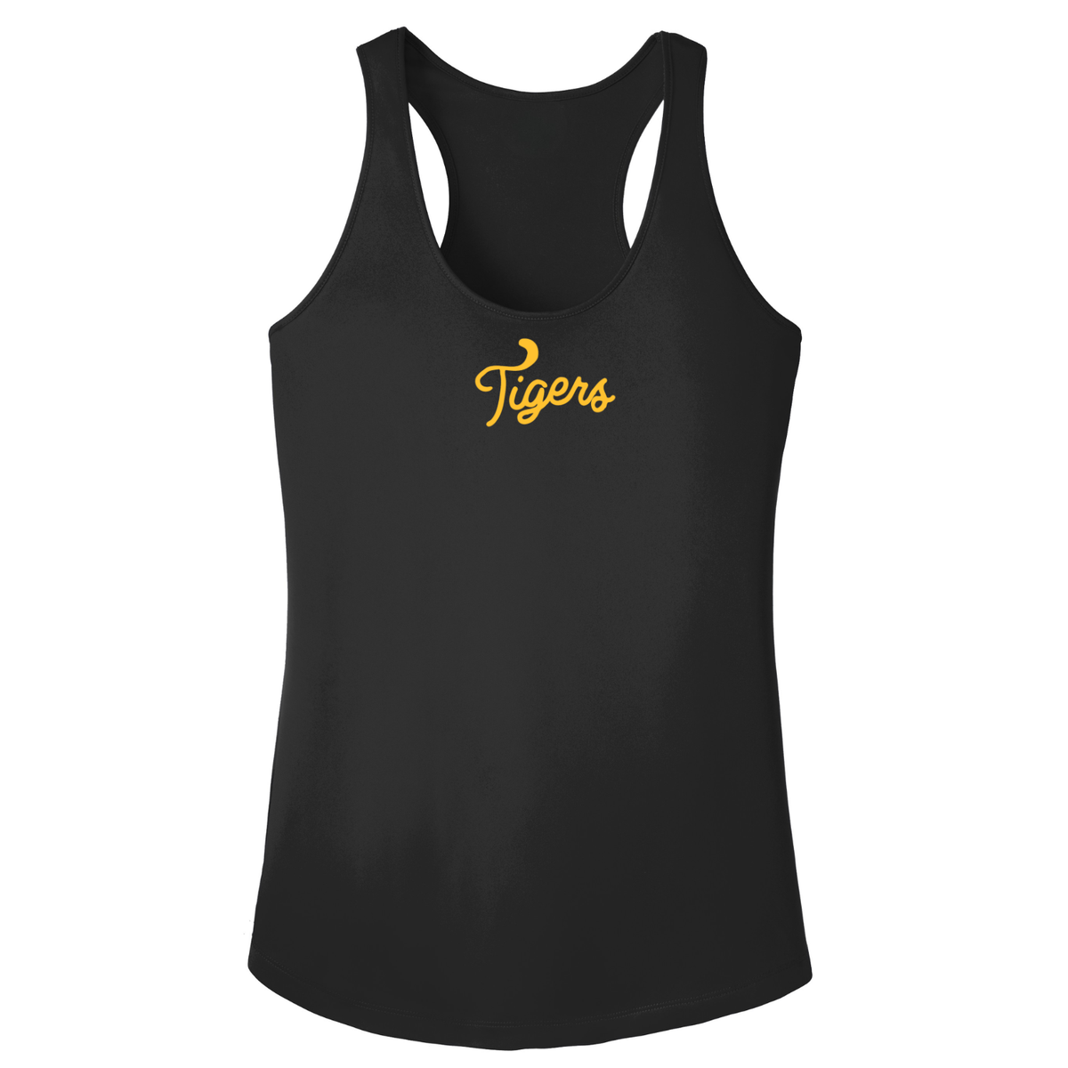 Women's SLO Polo Dri Fit Tigers Racerback Tank - Black