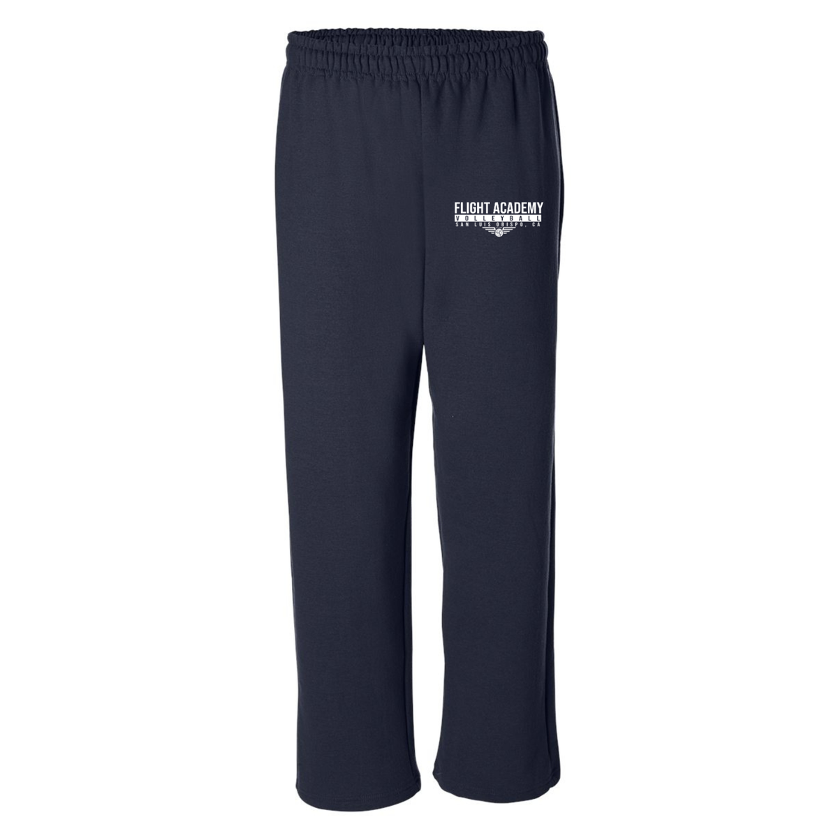 Unisex Flight Academy Open Bottom Sweatpants  - Navy