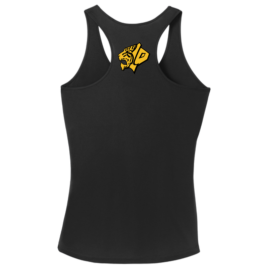 Women's SLO Polo Dri Fit Tigers Racerback Tank - Black