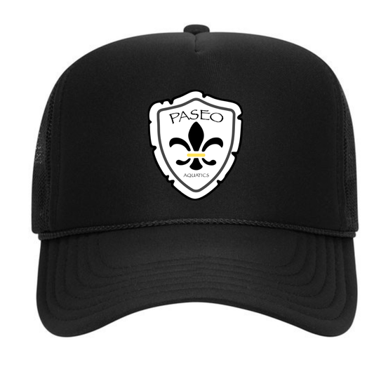 Paseo Aquatics Premium Patch Foam Trucker - Black