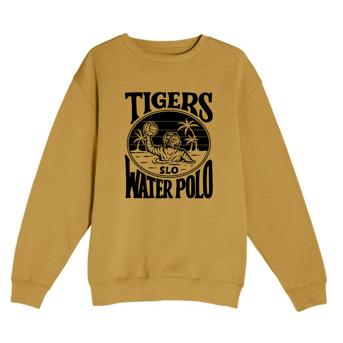 SLO Polo Tiger Crewneck - Antique Gold