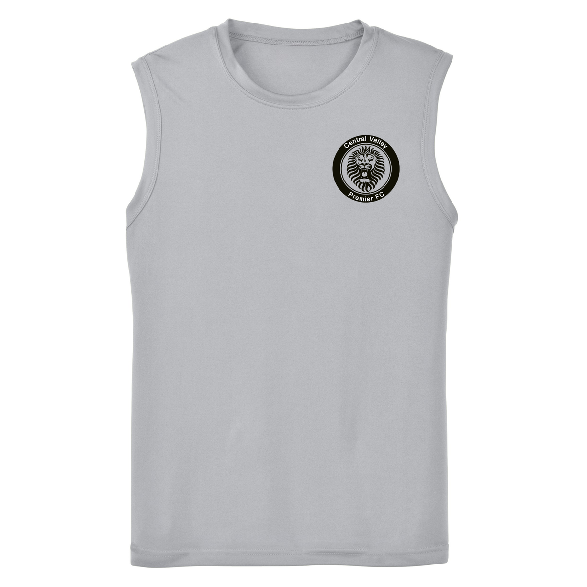 Dri-Fit Racerback Sleeveless Tee Black Logo - Silver