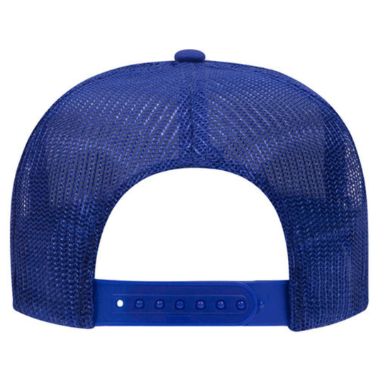 SLO FFA Leather Patch Foam Trucker - Royal