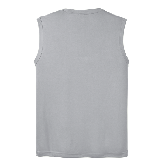 Dri-Fit Racerback Sleeveless Tee Black Logo - Silver