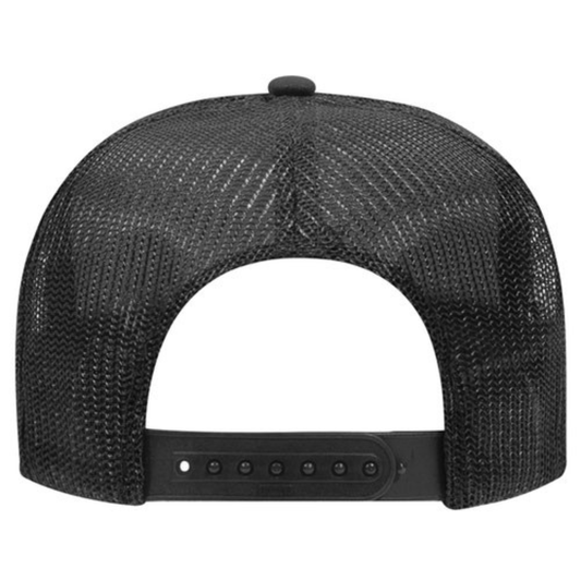 Paseo Aquatics White Logo Foam Trucker - Charcoal