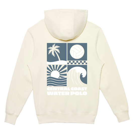 CCWP Four Square Logo Hoodie - Cream