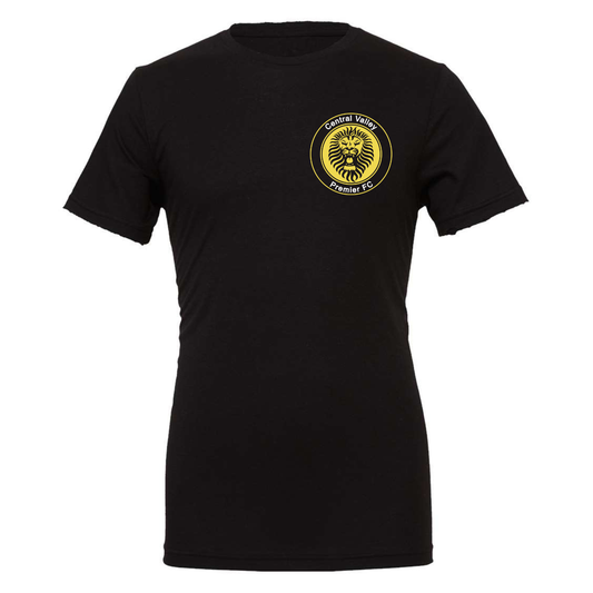 CVP Yellow/White Logo T-Shirt - Black