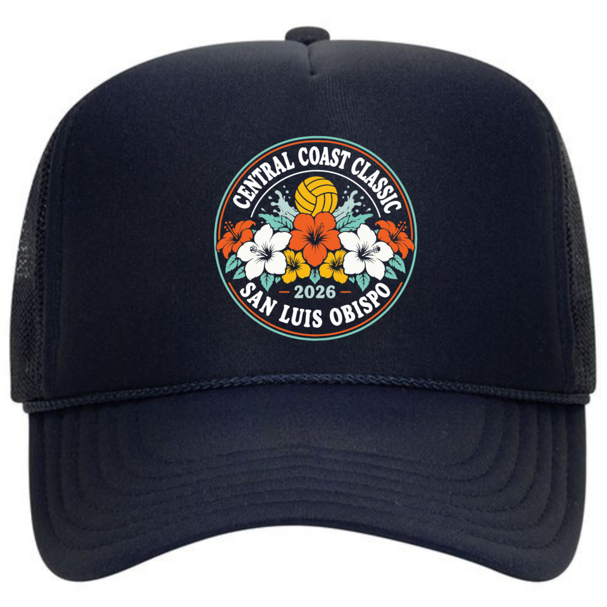 C.C. Classic Water Polo 2026 Foam Trucker - Black