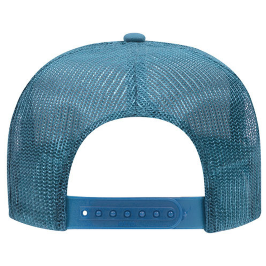Paseo Aquatics White Logo Foam Trucker - Turquoise