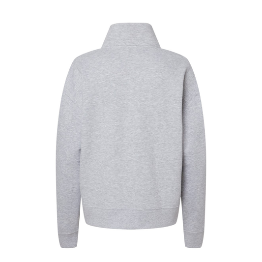 Women's Flight Academy Sueded Fleece 1/4 Zip Pullover - Heather Grey