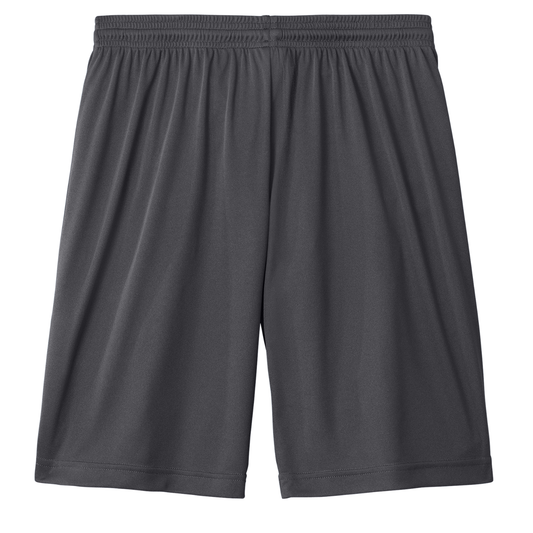 CVP Dri Fit Competitor 7" Shorts Yellow/White Logo - Iron Grey