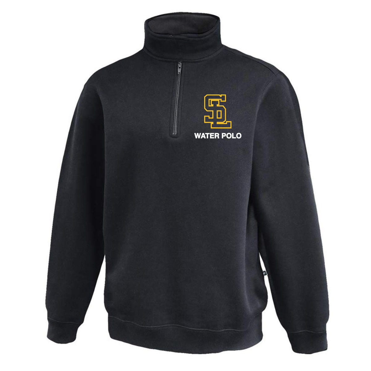 S.L. Water Polo Classic 1/4 Zip - Black