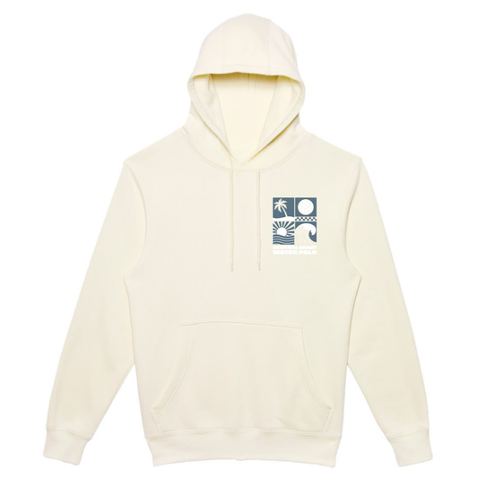 CCWP Four Square Logo Hoodie - Cream