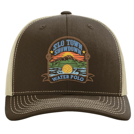 SLO Town Showdown Richardson Trucker - Brown/Khaki
