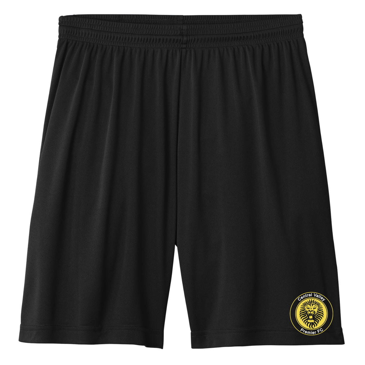 CVP Dri Fit Competitor 7" Shorts Yellow/White Logo - Black