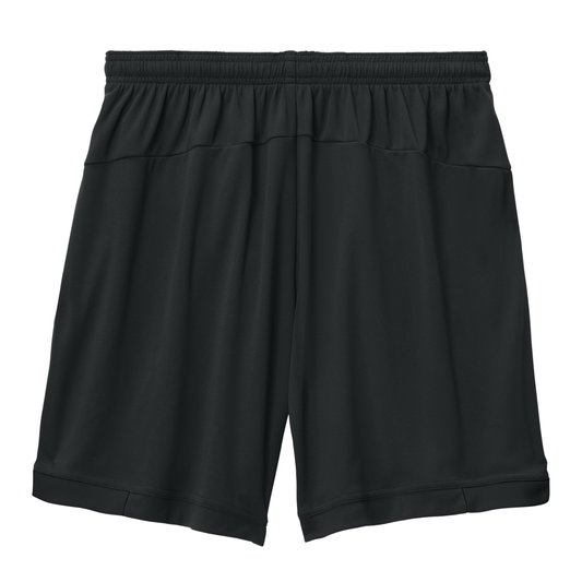 CVP Dri Fit Club 7 Shorts Yellow/White Logo - Black