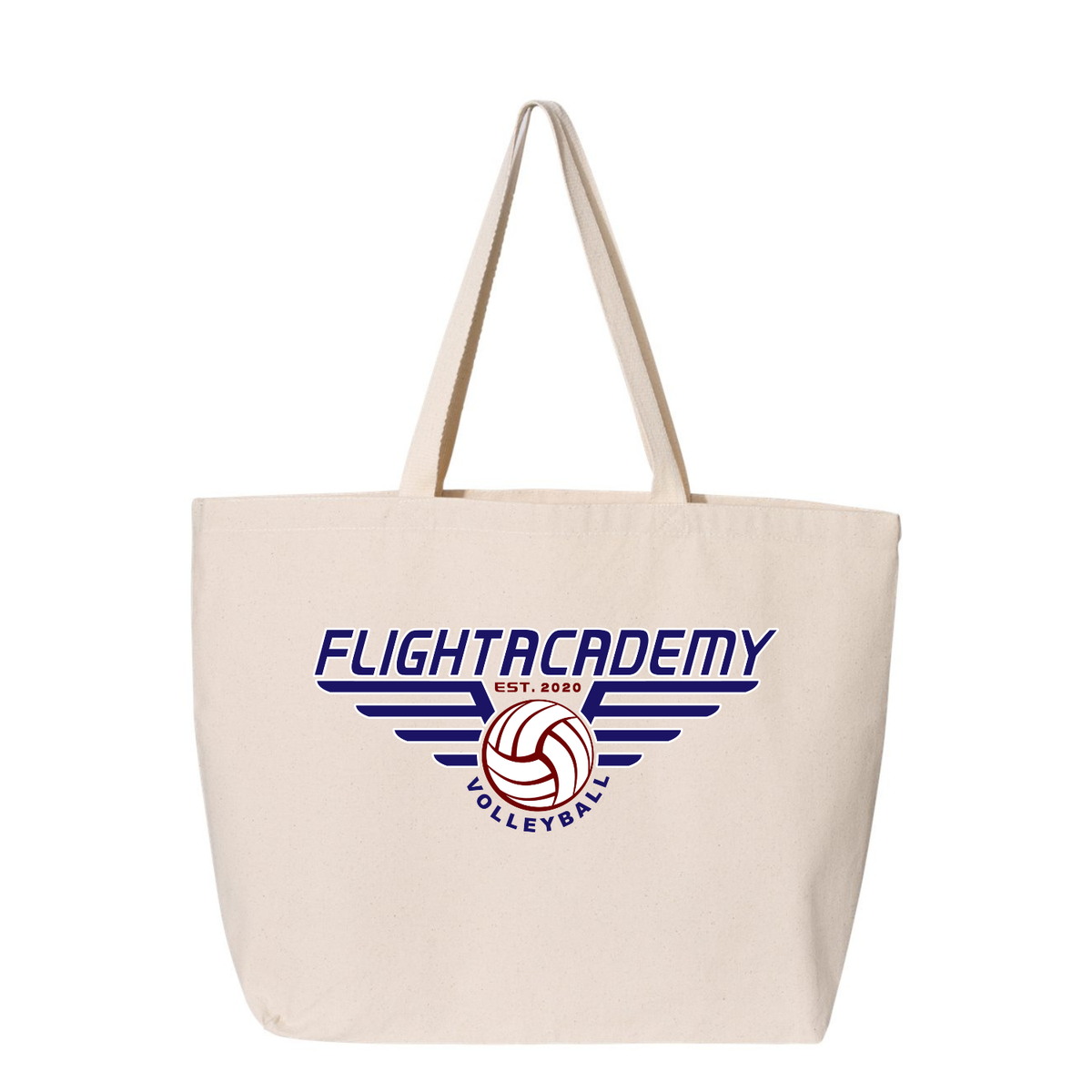 Flight Academy Volleyball Tote Bag