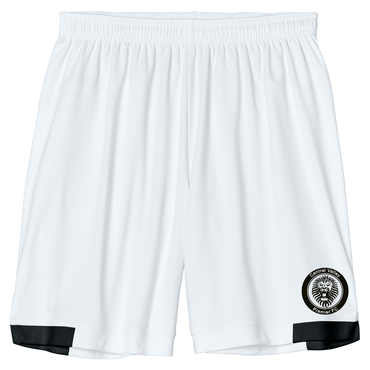 CVP Dri Fit Club 7 Shorts Black Logo - White