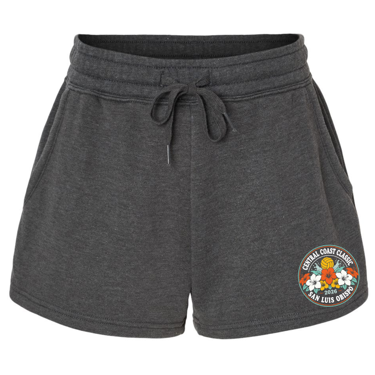 Central Coast Classic Water Polo Tournament Fleece Shorts - Shadow