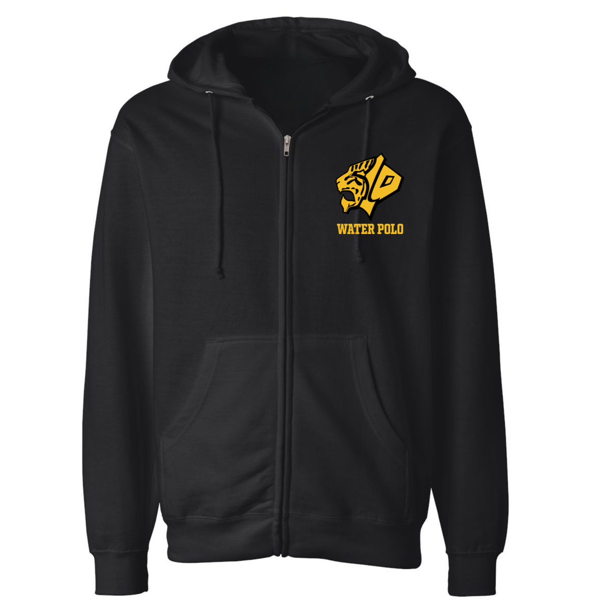 Unisex SLO Polo Tigers Zip Up Hoodie - Black