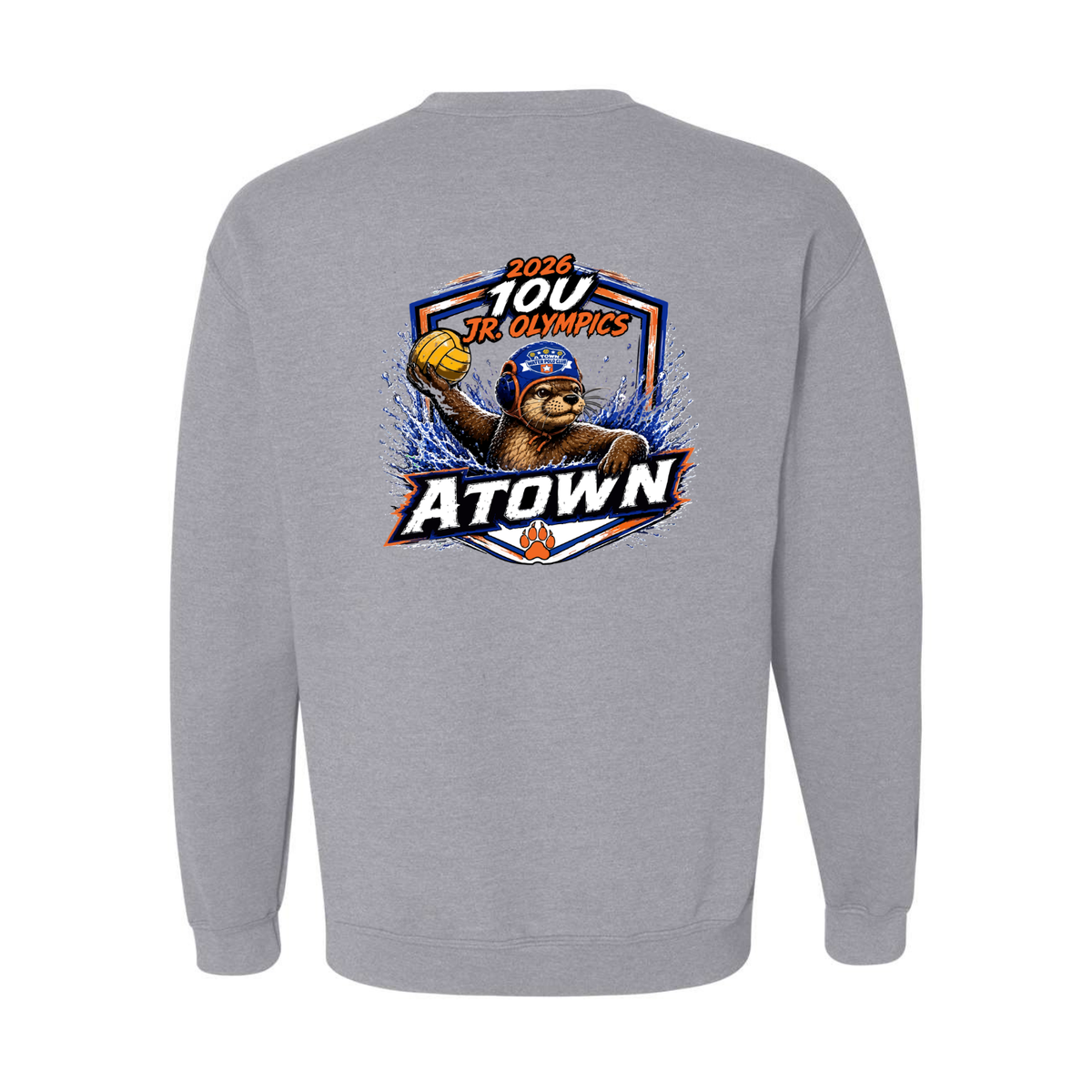 A-Town 10U J.O. Crewneck - Sport Grey