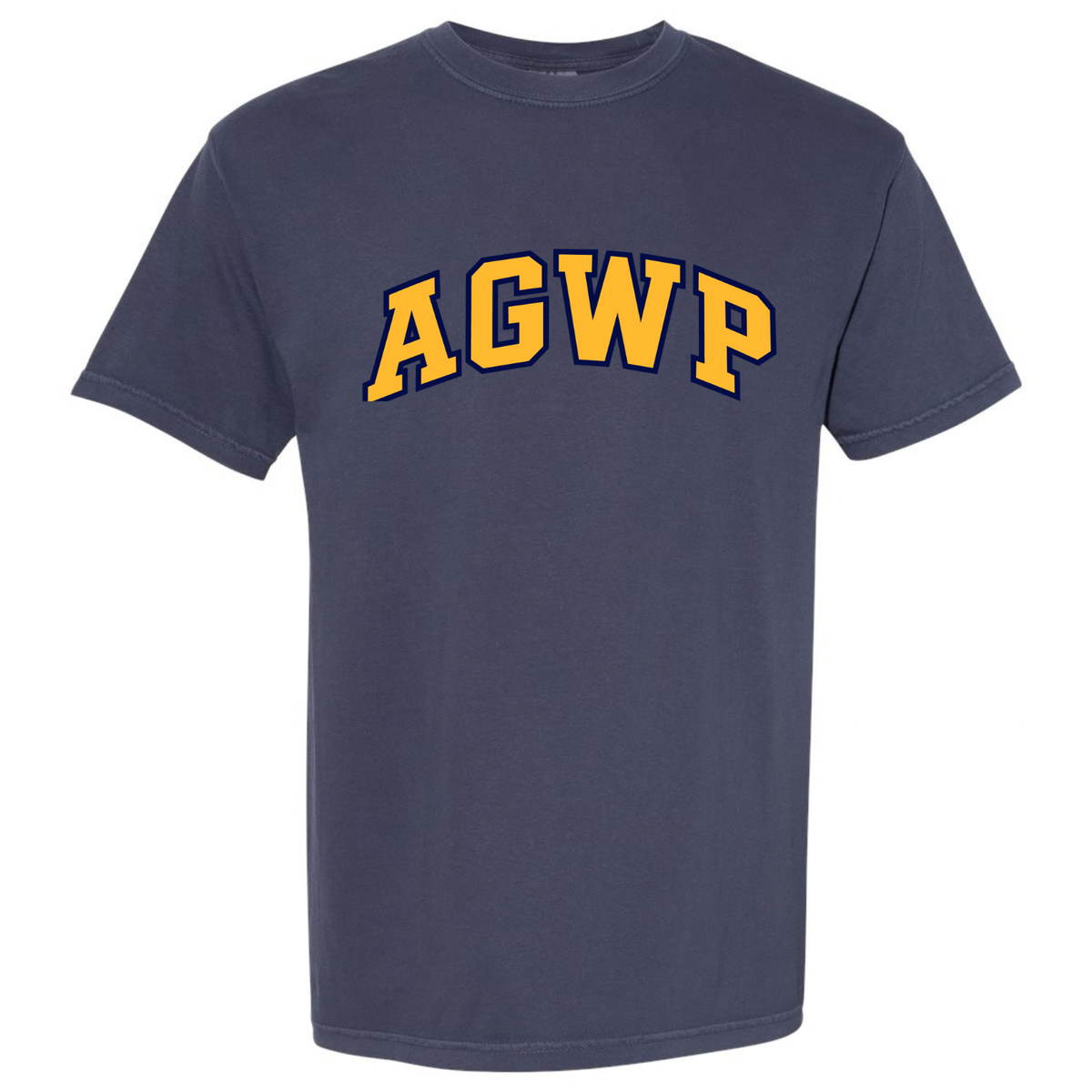 AGWP Logo Garment Dyed Tee - Navy
