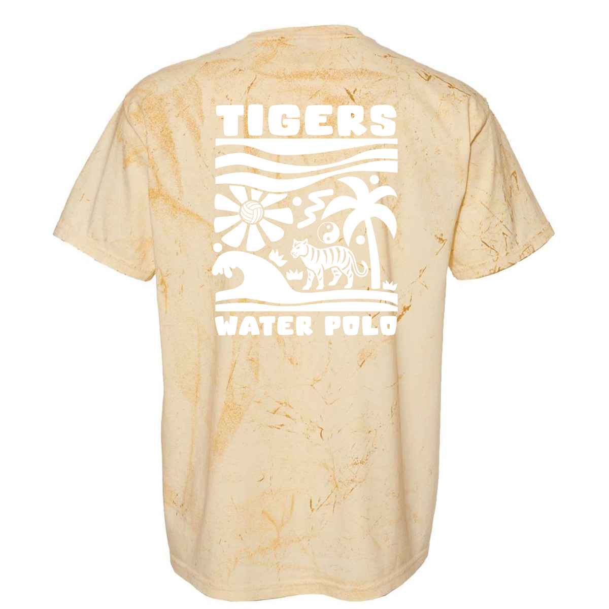 SLO Polo Tiger Jungle Colorblast T-Shirt - Citrine