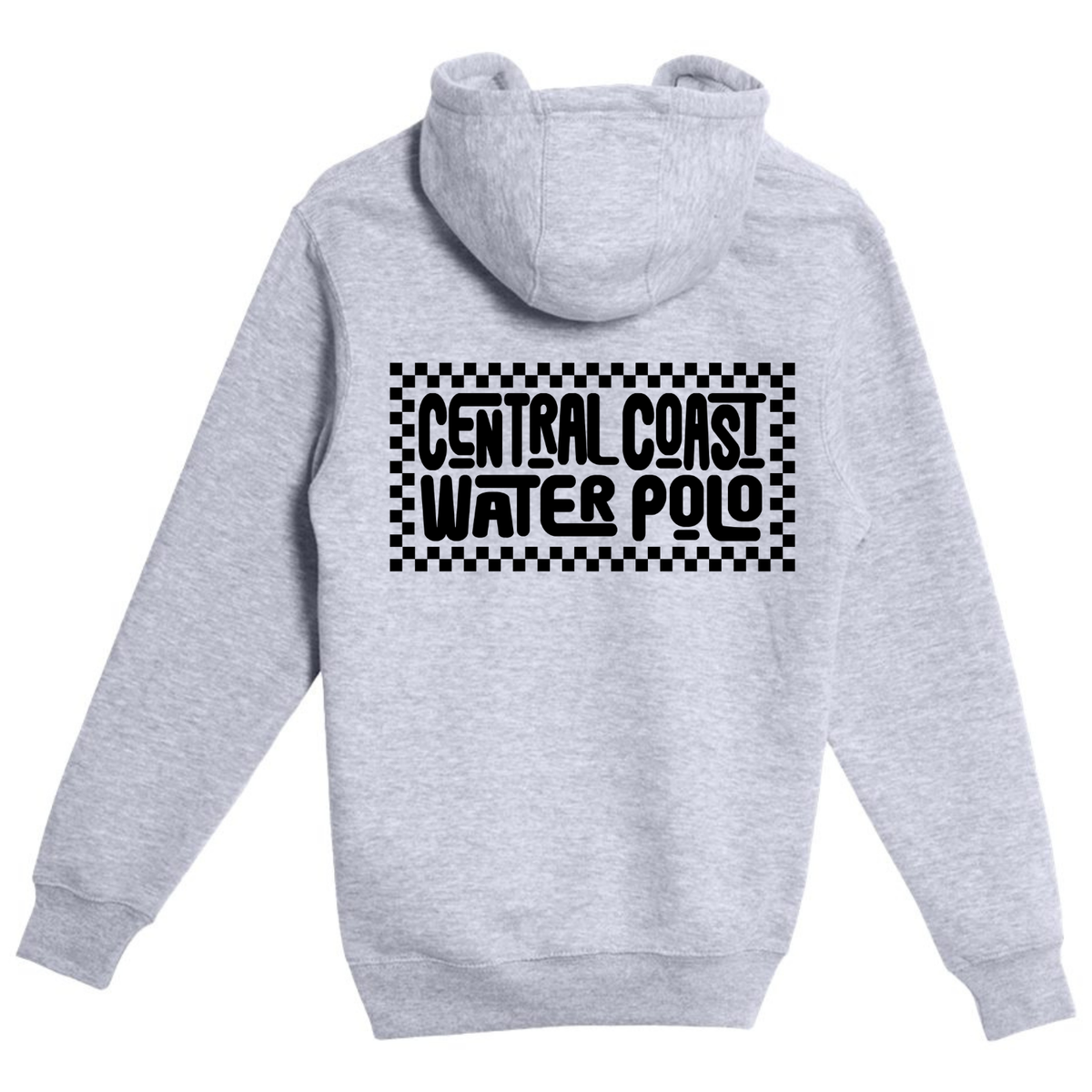 CCWP Checker Logo Hoodie - Heather Grey