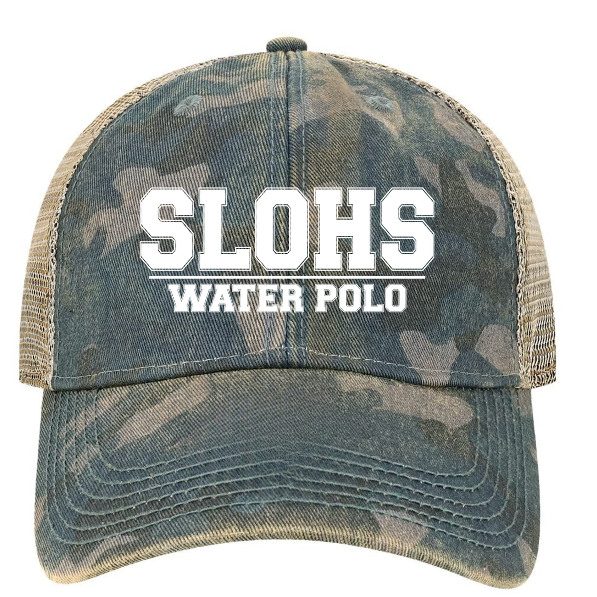 SLOHS Polo Legacy Old Favorite Trucker Cap - Navy Field Camo/Java