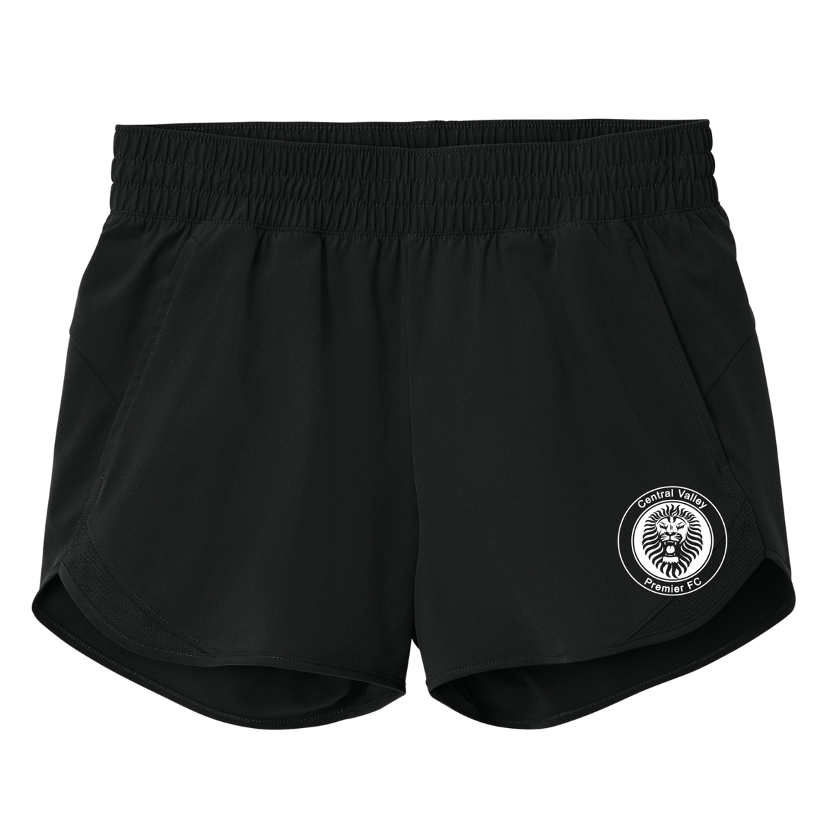 Women's CVP Swift Shorts White Logo - Black