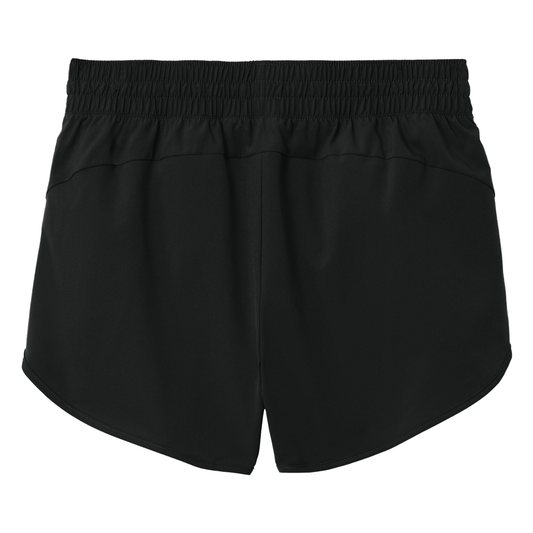 Women's CVP Swift Shorts White Logo - Black