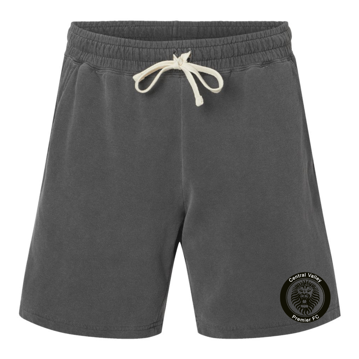Unisex CVP Lightweight Fleece Sweat Shorts Black Logo - Pepper