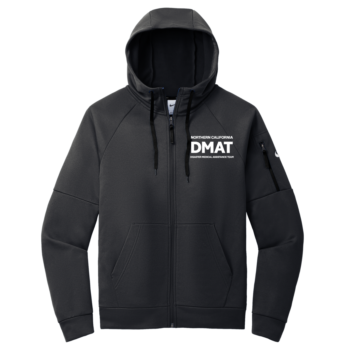 Off Duty - DMAT Nike Therma-FIT Pocket Full-Zip Hoodie - Black