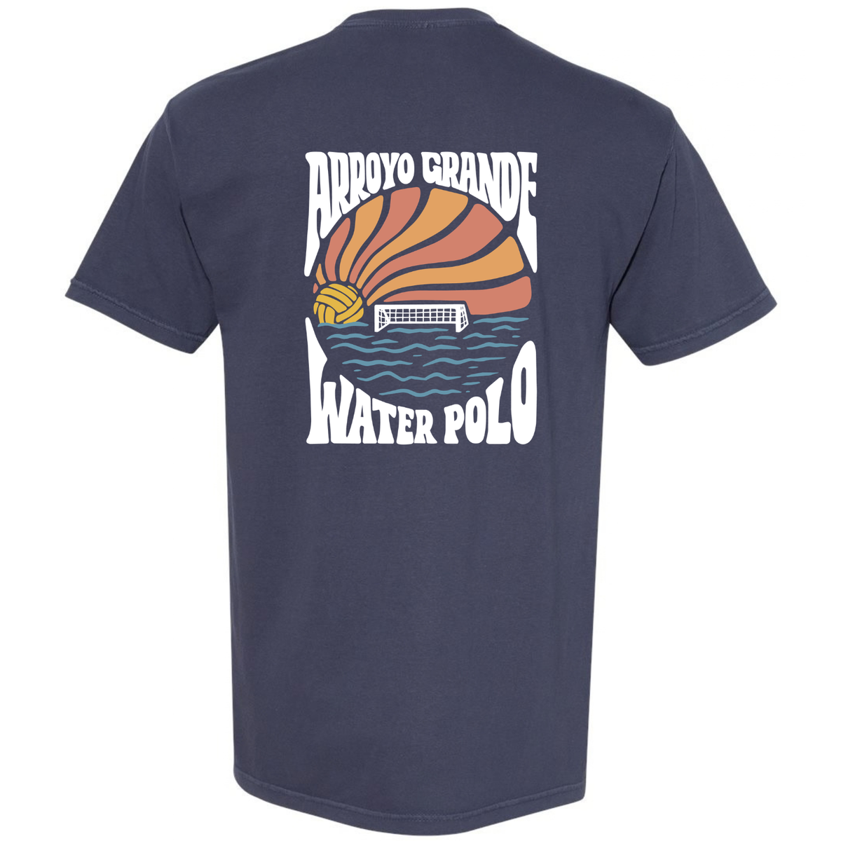 AGWP Sun Rays Garment Dyed Tee - Navy