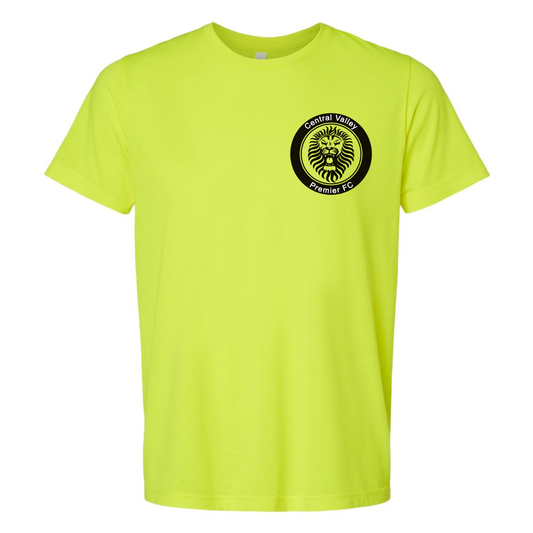 CVP Black Logo T-Shirt - Neon Yellow