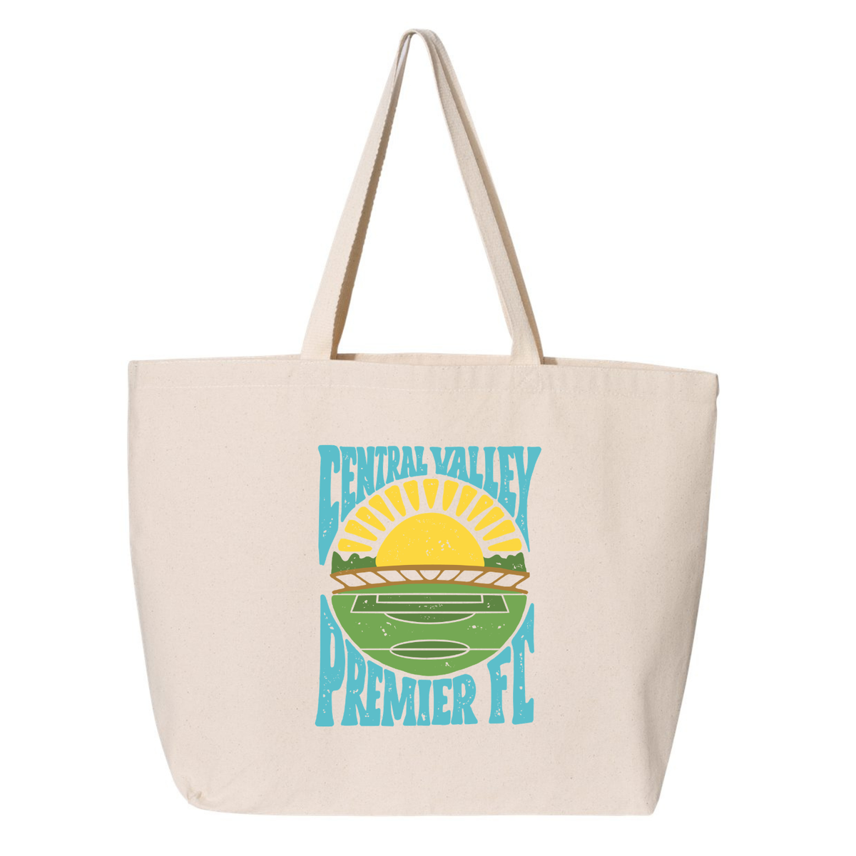 Central Valley Premier Sunset Logo Tote Bag