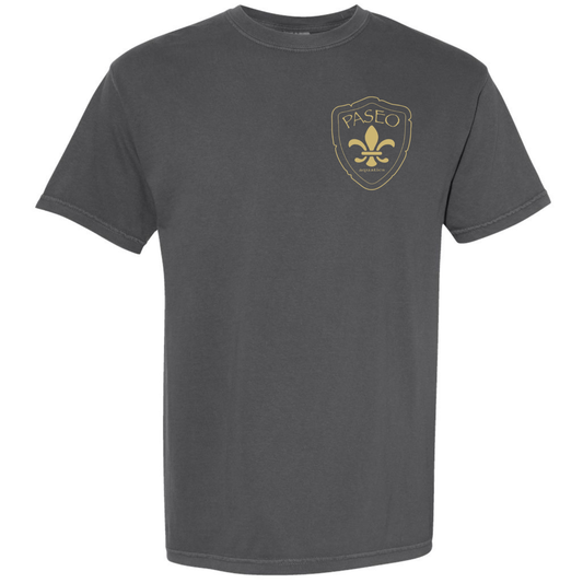 Paseo Aquatics Garment-Dyed Heavyweight T-Shirt - Pepper