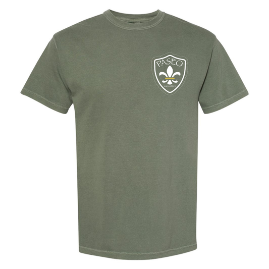 Paseo Aquatics Garment-Dyed Heavyweight T-Shirt - Moss
