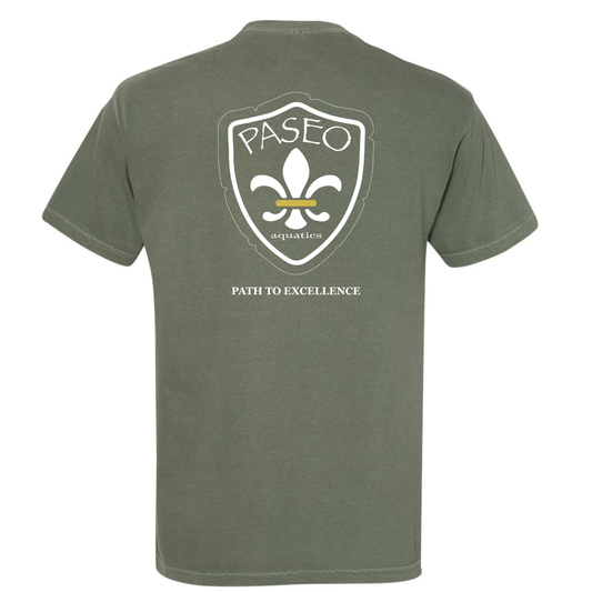 Paseo Aquatics Garment-Dyed Heavyweight T-Shirt - Moss